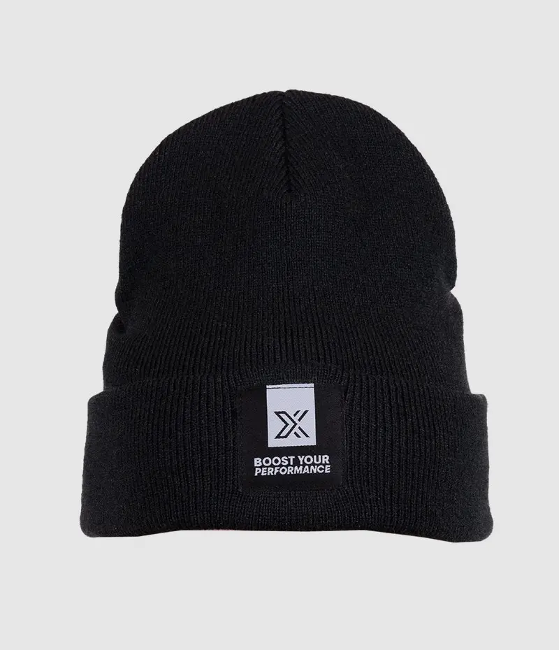 PATCH BEANIE BLACK