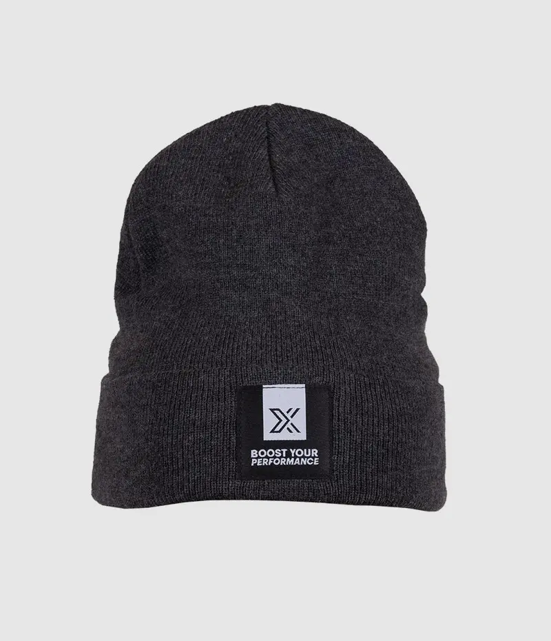 PATCH BEANIE GREY