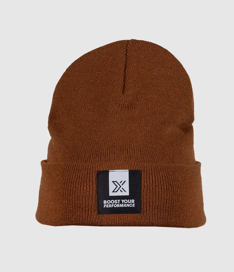 PATCH BEANIE BROWN