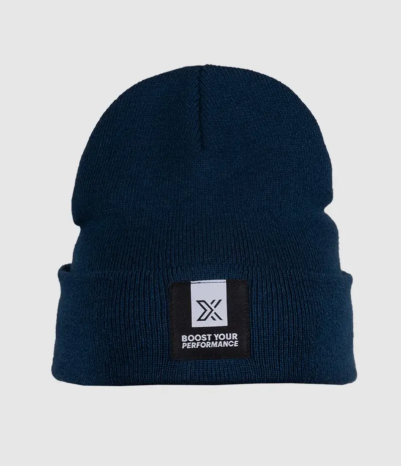 PATCH BEANIE BLUE