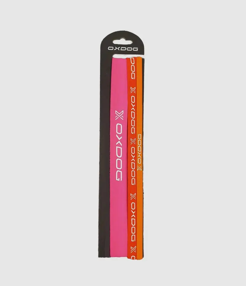 PROCESS HAIRBAND 3 PACK ORANGE/PINK/RED