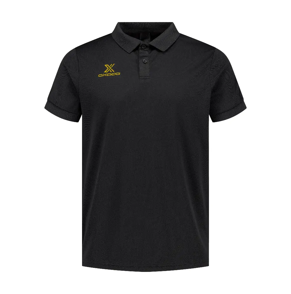 DELTA SHIRT POLO GOLD / BLACK