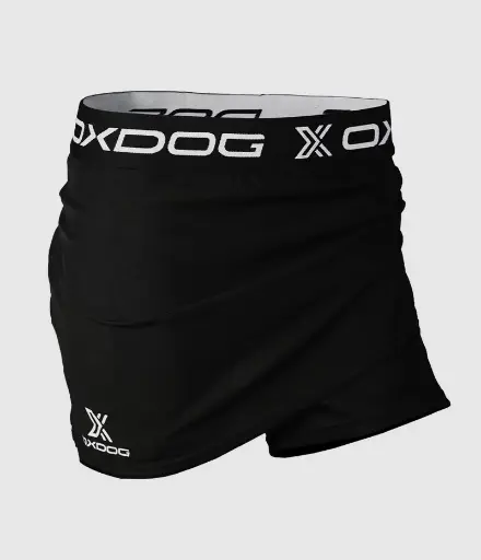 TIEBREAK SKIRT WOMAN BLACK