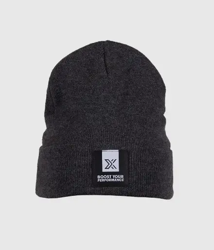 PATCH BEANIE GREY