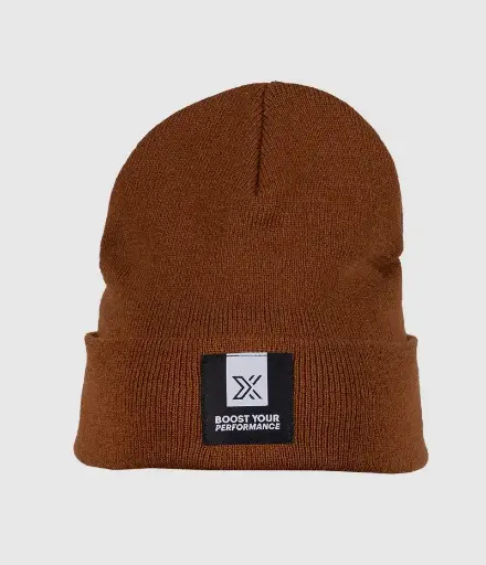 PATCH BEANIE BROWN