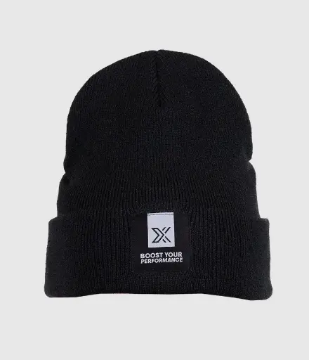 PATCH BEANIE BLACK